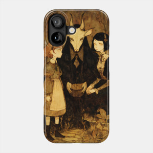 Ancient Folk Horror Ritual Phone Case
