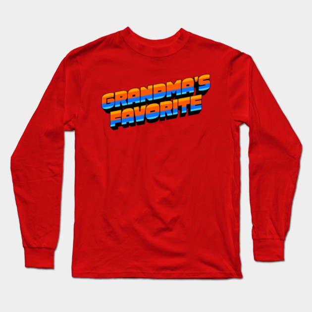 Retro Grandma's Favorite Long Sleeve T-Shirt by The WYLD Tribe