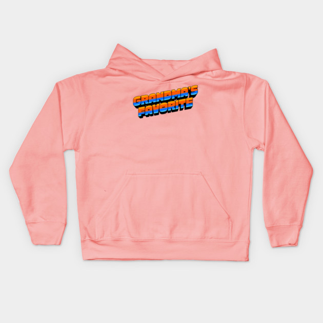 Retro Grandma's Favorite Kids Hoodie by The WYLD Tribe