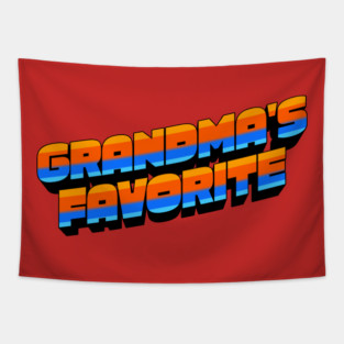 Retro Grandma's Favorite Tapestry