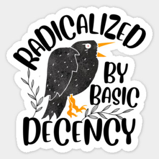 Radicalized By Basic Decency Sticker