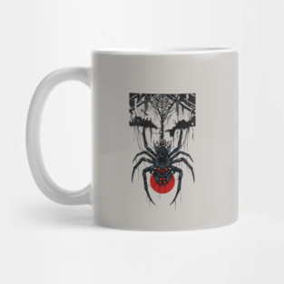 Cyber Arachnid – Robotic Spider Horror Mug