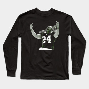 marshawn lynch Middle Finger Long Sleeve T-Shirt