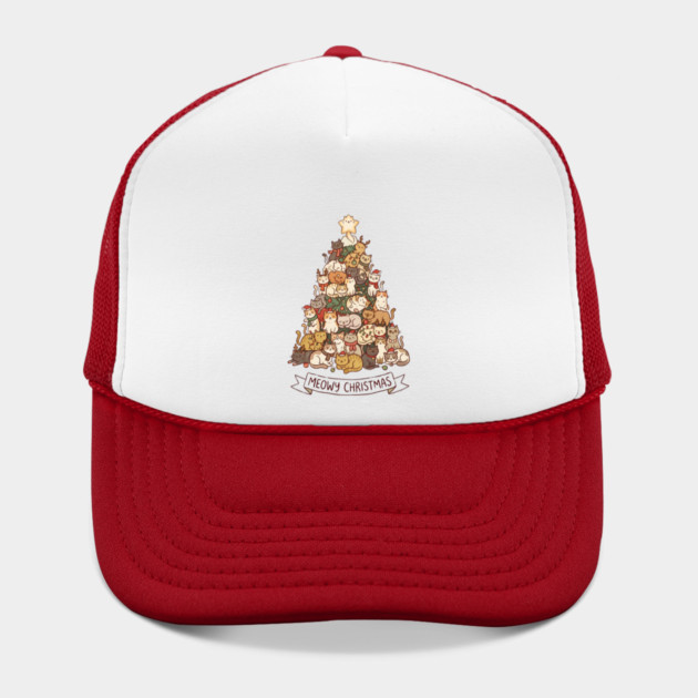 Meowy Christmas - Cats in a Christmas Tree by Creatifly Graphic Tees