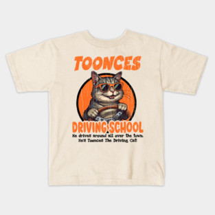 Toonces-Driving-School Kids T-Shirt