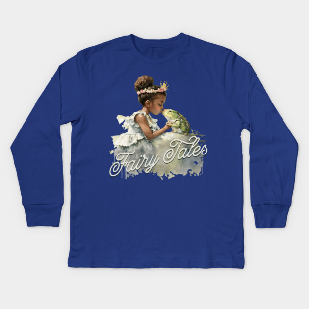 Fairy Tale Genre Lover Kids Long Sleeve T-Shirt by H. R. Sinclair
