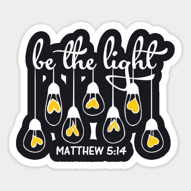 Be The Light Matthew 5:14 Magnet by Charles's Store 8