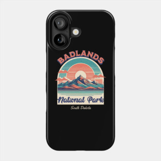 Badlands National Park, South Dakota Hiking Camping Souvenir Phone Case