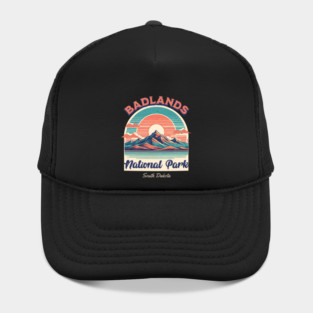 Badlands National Park, South Dakota Hiking Camping Souvenir Hat