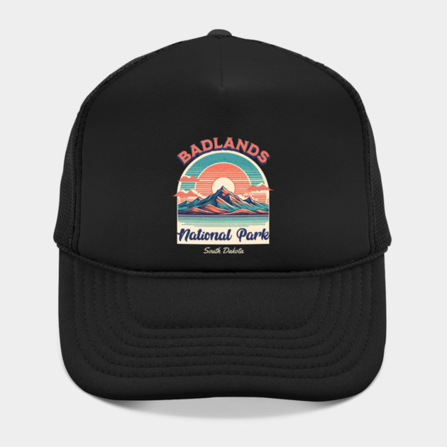Badlands National Park, South Dakota Hiking Camping Souvenir by Pixel Threads 