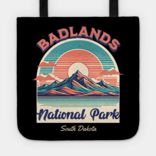 Badlands National Park, South Dakota Hiking Camping Souvenir Tote