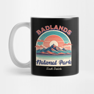 Badlands National Park, South Dakota Hiking Camping Souvenir Mug