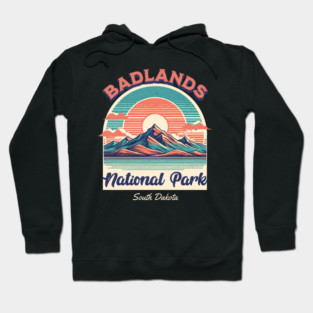 Badlands National Park, South Dakota Hiking Camping Souvenir Hoodie