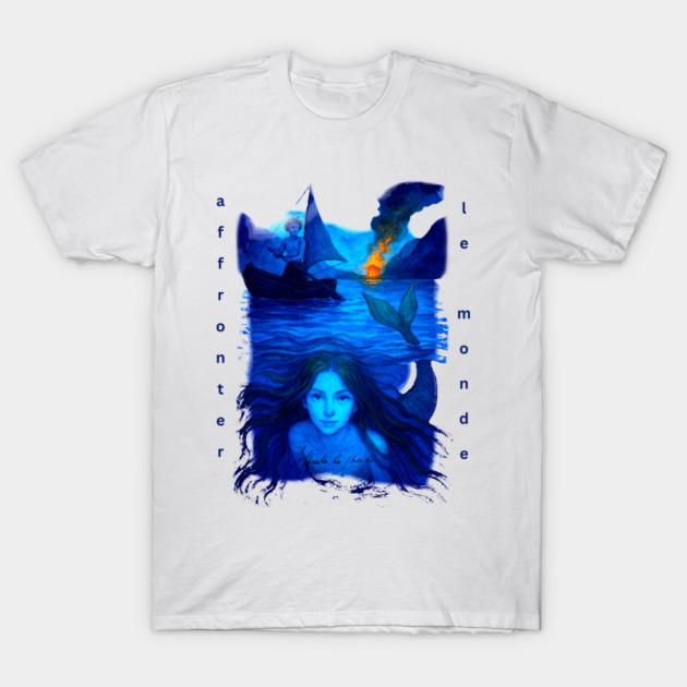 Affronter Le Monde Merch Drop Mermaid Song QR Code Link by Art4Music