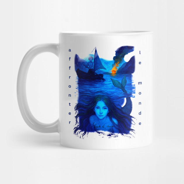 Affronter Le Monde Merch Drop Mermaid Song QR Code Link by Art4Music