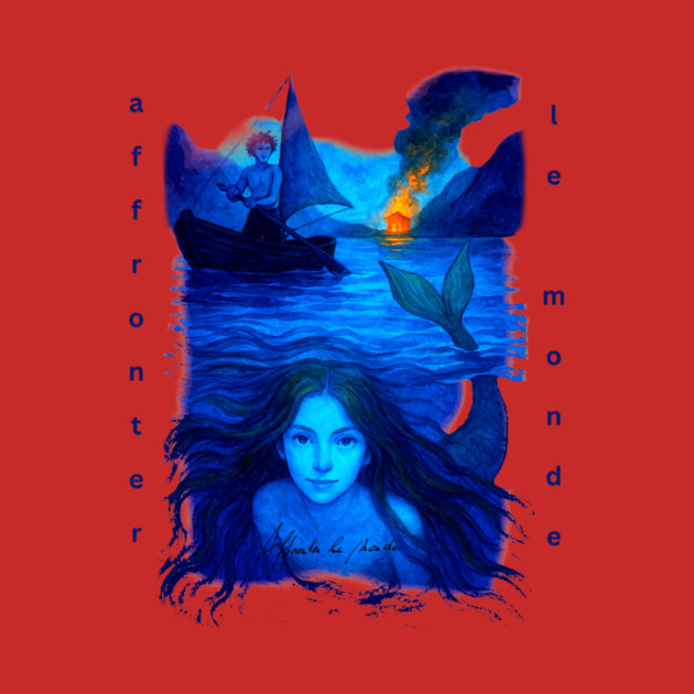 Affronter Le Monde Merch Drop Mermaid Song QR Code Link by Art4Music