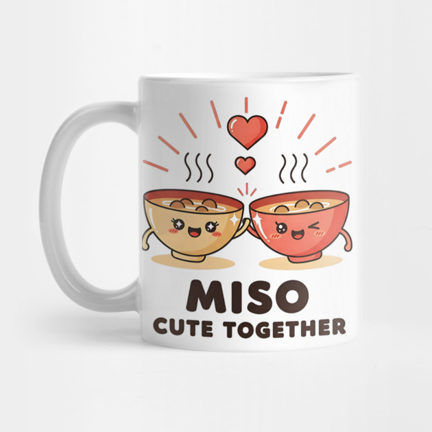Miso Cute Together Kawaii Soup Bowls by Designed By Marty