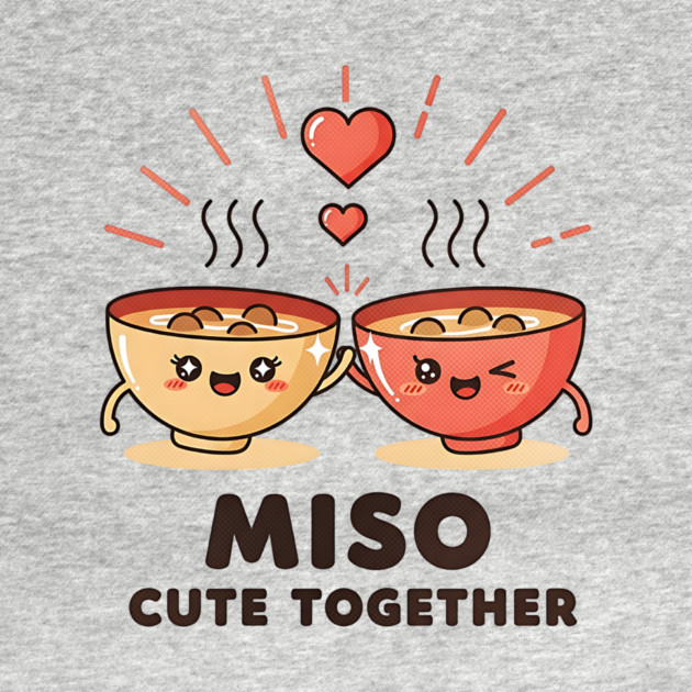 Miso Cute Together Kawaii Soup Bowls by Designed By Marty
