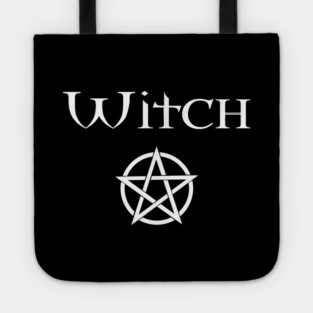 Witch with Pentacle Wiccan Pagan Cheeky Witch® Tote