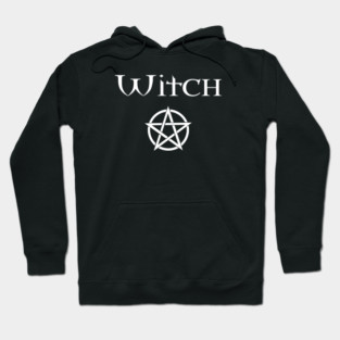 Witch with Pentacle Wiccan Pagan Cheeky Witch® Hoodie