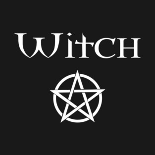 Witch with Pentacle Wiccan Pagan Cheeky Witch® T-Shirt