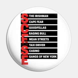 Filmmaking Legend - Scorsese Pin