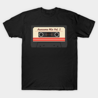 Awesome Mixtape Vol 1, Tape, Music, Retro T-Shirt