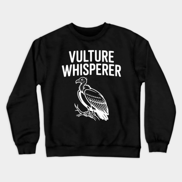 Vulture Whisperer Crewneck Sweatshirt by Frank Ring