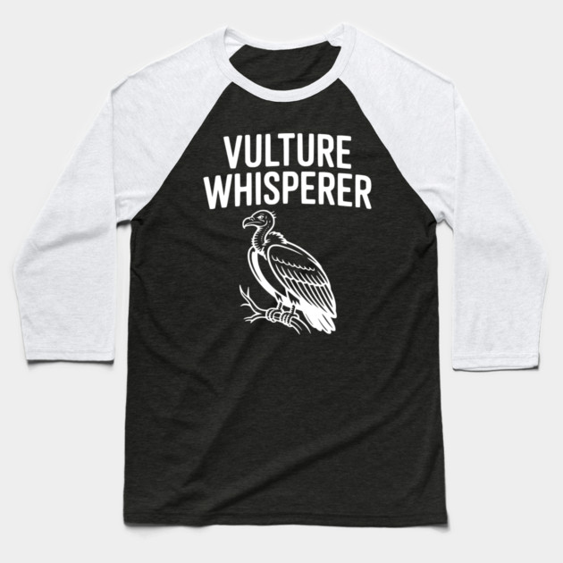 Vulture Whisperer Baseball T-Shirt by Frank Ring