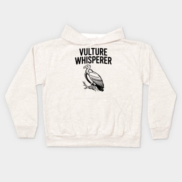 Vulture Whisperer Kids Hoodie by Frank Ring