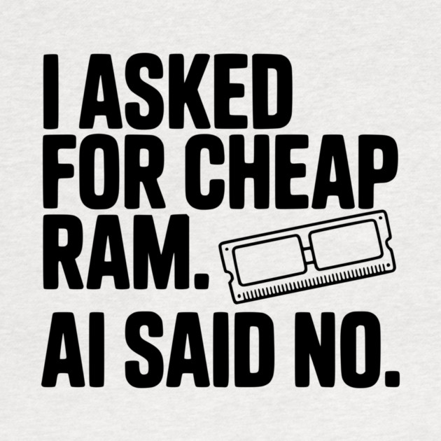I Asked for Cheap RAM. AI Said No. by Frank Ring