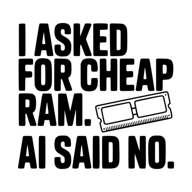 I Asked for Cheap RAM. AI Said No. by Frank Ring