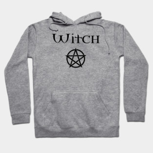 Witch with Pentacle Wiccan Pagan Cheeky Witch® Hoodie