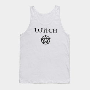 Witch with Pentacle Wiccan Pagan Cheeky Witch® Tank Top