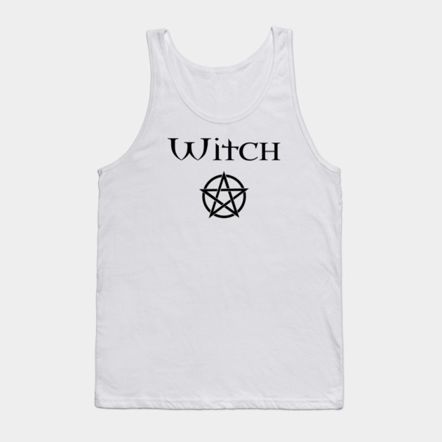 Witch with Pentacle Wiccan Pagan Cheeky Witch® Tank Top by Cheeky Witch