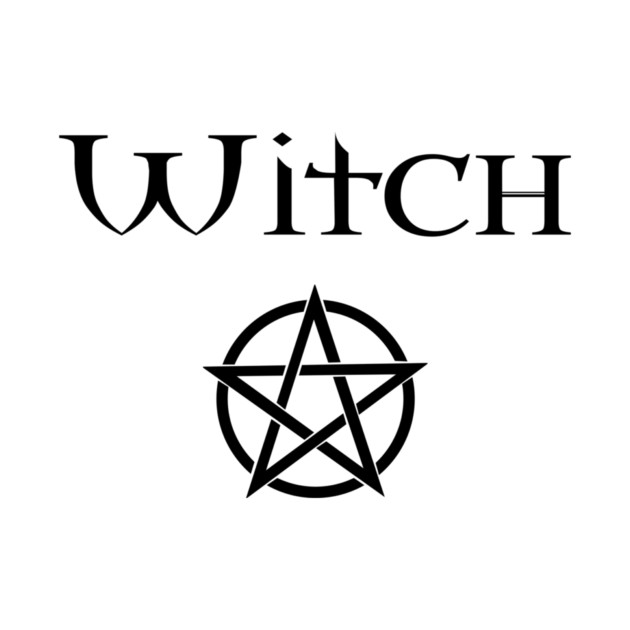 Witch with Pentacle Wiccan Pagan Cheeky Witch® by Cheeky Witch