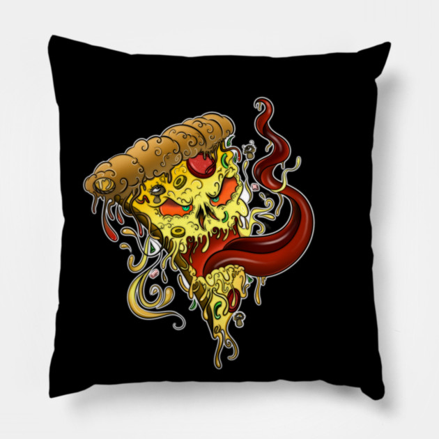 Evil Pizza Pillow by Zachary's Store 3