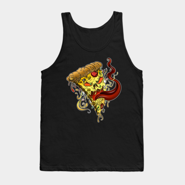 Evil Pizza Tank Top by Zachary's Store 3