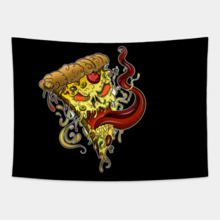 Evil Pizza Tapestry