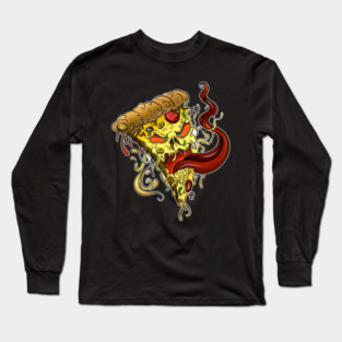 Evil Pizza Long Sleeve T-Shirt
