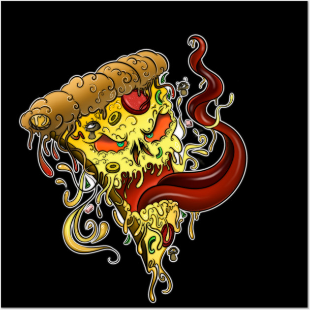 Evil Pizza Wall Art by Zachary's Store 3