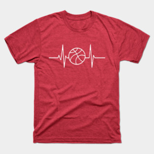 College basketball heartbeat T-Shirt
