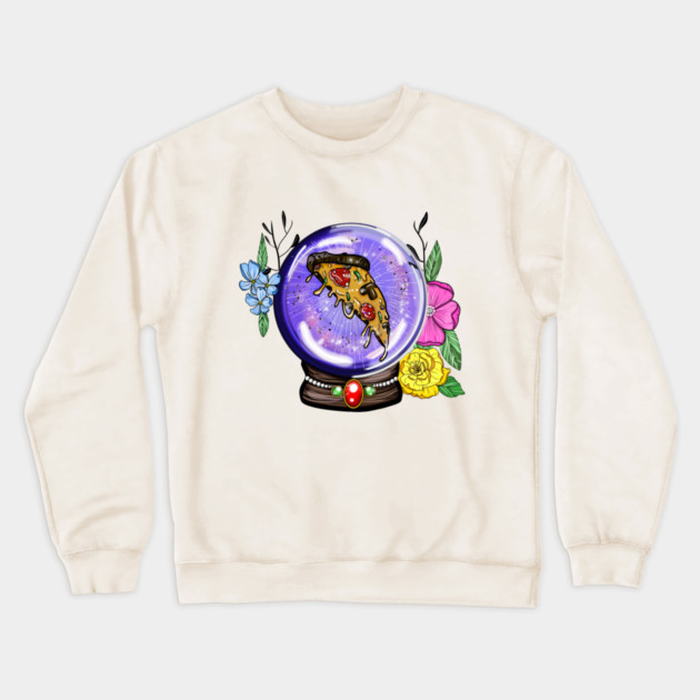 Pizza Palantir Crewneck Sweatshirt by Zachary's Store 3