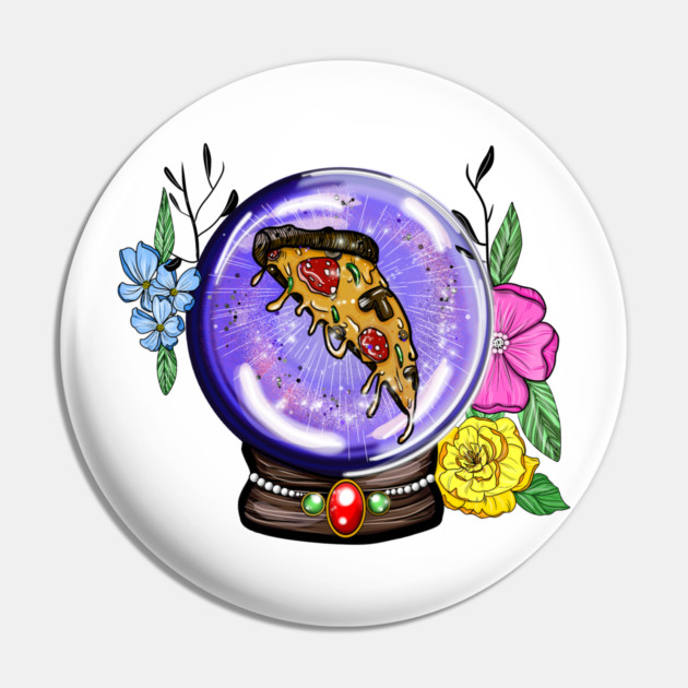 Pizza Palantir Pin by Zachary's Store 3