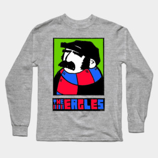The Eagles – Retro Crystal Palace - Footy Fan - Fan Art by GW-ART Long Sleeve T-Shirt