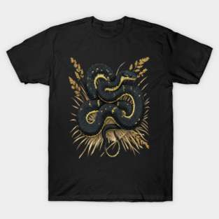 Speckled Kingsnake in Wheat Grasses T-Shirt