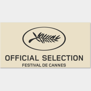 Festival de Cannes Official Selection T-Shirt | Film Festival Movie Cinema Art Posters and Art