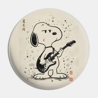 Rock Snoopy Pin