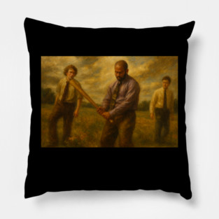 3 Guys in ties Pillow