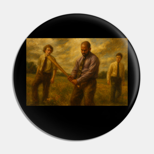 3 Guys in ties Pin by Low Life Shirts